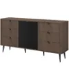 Obrazek Komoda 160 Marley 9 1d6s Baltic Storm/Czarny