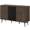 Obrazek Komoda 130 Marley 10 3d3s Baltic Storm/Czarny