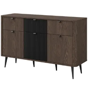 Obrazek Komoda 130 Marley 10 3d3s Baltic Storm/Czarny