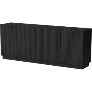 Komoda Liverti 200 4d Czarny Mat